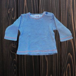 Long Sleeve Tee Shirt with Thermal Feel by New Potatoes for 9M